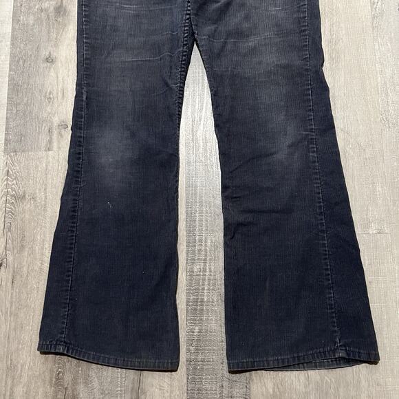 Vintage 70s Levi’s 646 Corduroy Flared Bell Bottoms Faded Hippie Cord Pants 32 - Picture 4 of 7